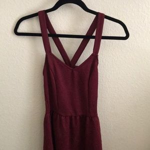 Burgundy skater dress 🎁
